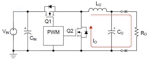 SR MOSFET Q2